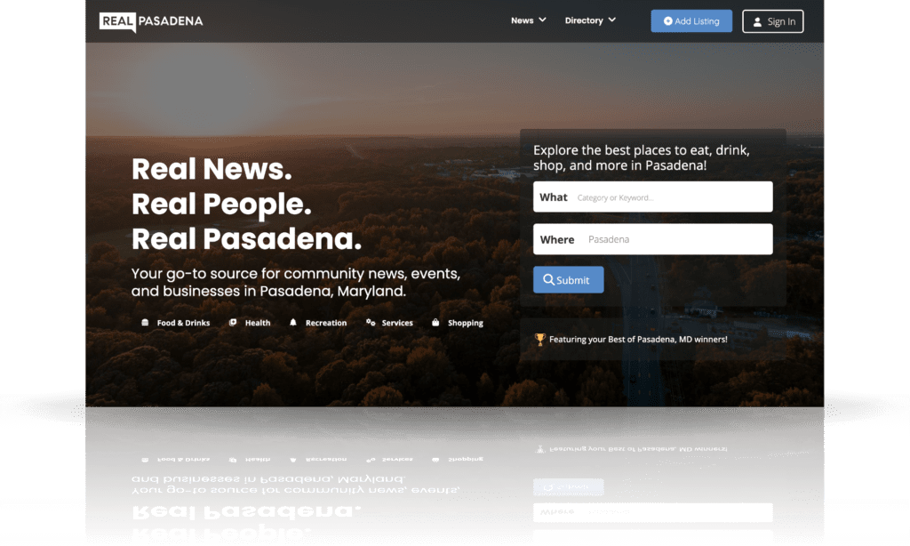 Advertise with Real Pasadena Website