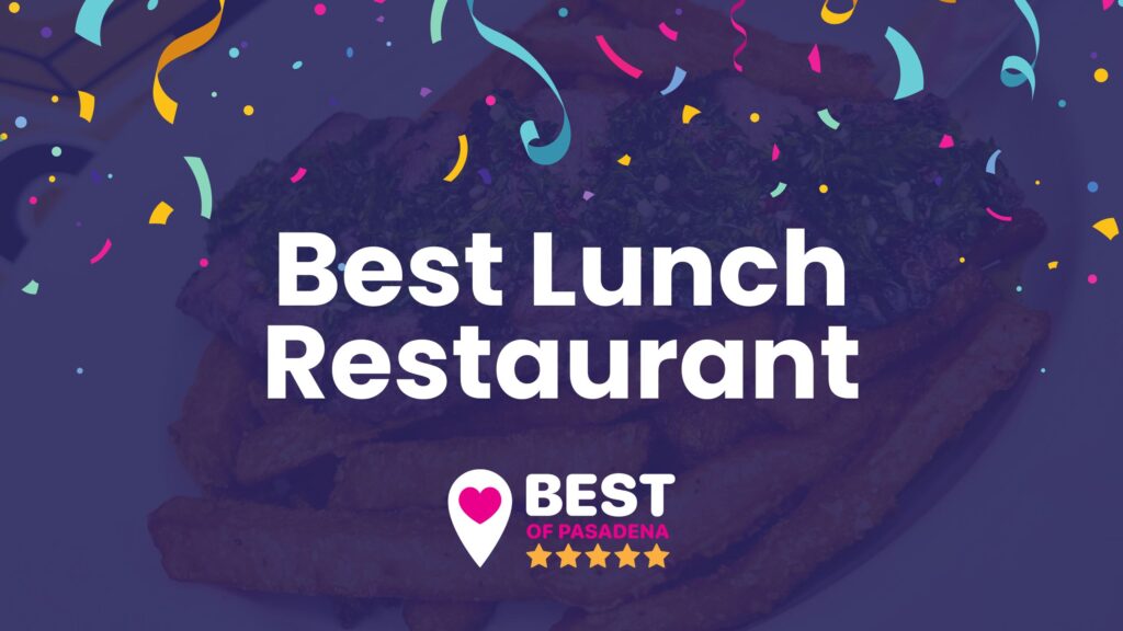 Best of Pasadena MD Lunch Restaurant 2025 Cover