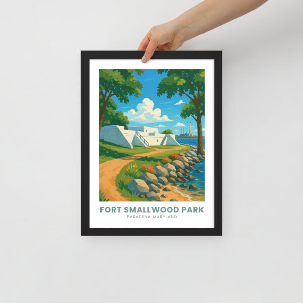 Fort Smallwood Park Framed Poster - Image 3