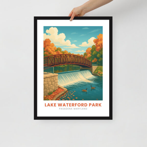 Lake Waterford Park Framed Poster