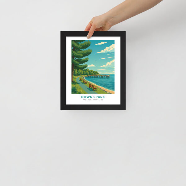 Downs Park Framed Poster - Image 2