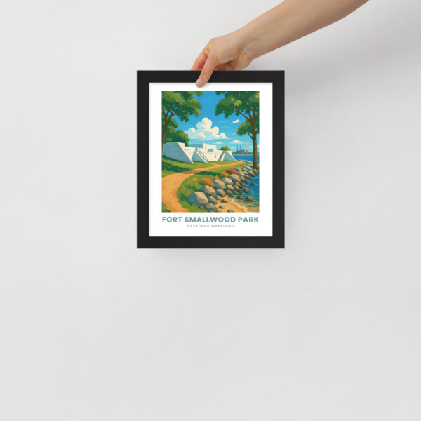 Fort Smallwood Park Framed Poster - Image 2