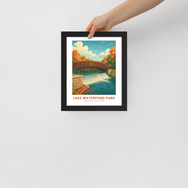 Lake Waterford Park Framed Poster - Image 2